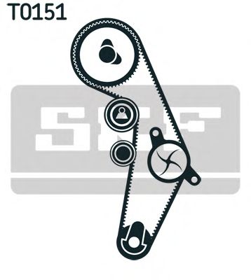 VKMC 01918-1 SKF - Насос охолоджуючої рідини + комплект зубчатого ремня1